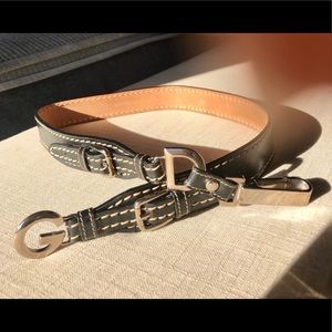 Dolce Gabbana black  36inch with silver detail